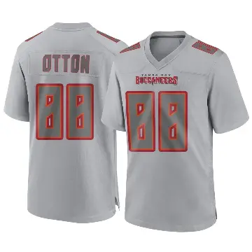 ＃88 Youth Cade Otton Gray Game Tampa Bay Buccaneers Atmosphere Fashion Jersey