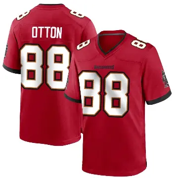 ＃88 Youth Cade Otton Red Game Tampa Bay Buccaneers Team Color Jersey