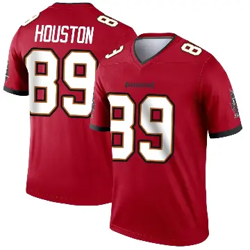 ＃89 Men's Dennis Houston Red Legend Tampa Bay Buccaneers Jersey