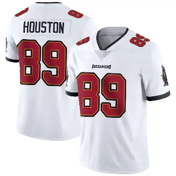 ＃89 Men's Dennis Houston White Limited Tampa Bay Buccaneers Vapor Untouchable Jersey