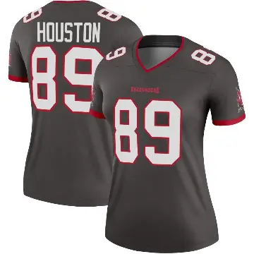 ＃89 Women's Dennis Houston Legend Tampa Bay Buccaneers Pewter Alternate Jersey
