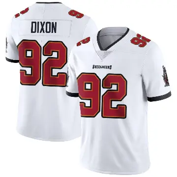 ＃92 Men's Riley Dixon White Limited Tampa Bay Buccaneers Vapor Untouchable Jersey