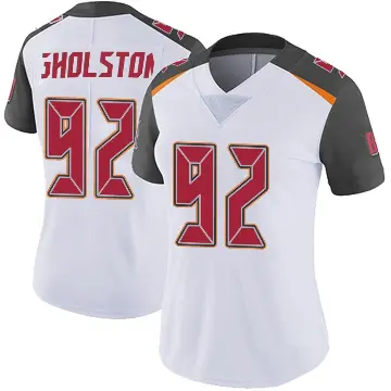 ＃92 Women's William Gholston White Limited Tampa Bay Buccaneers Vapor Untouchable Jersey