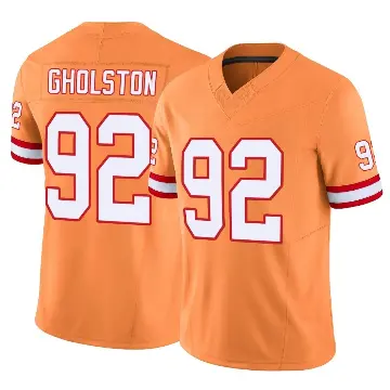 ＃92 Youth William Gholston Orange Limited Tampa Bay Buccaneers Vapor F.U.S.E. Jersey