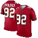 ＃92 Youth William Gholston Red Legend Tampa Bay Buccaneers Jersey