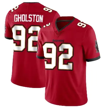 ＃92 Youth William Gholston Red Limited Tampa Bay Buccaneers Team Color Vapor Untouchable Jersey
