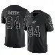 ＃94 Youth Carl Nassib Black Limited Tampa Bay Buccaneers Reflective Jersey