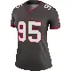 ＃95 Women's Elijah Roberts Legend Tampa Bay Buccaneers Pewter Alternate Jersey