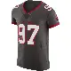 ＃97 Men's Adam Gotsis Elite Tampa Bay Buccaneers Pewter Alternate Vapor Jersey