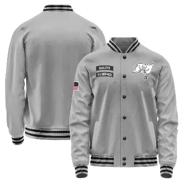 Youth Gray Tampa Bay Buccaneers Salute to Service Performance Jacket